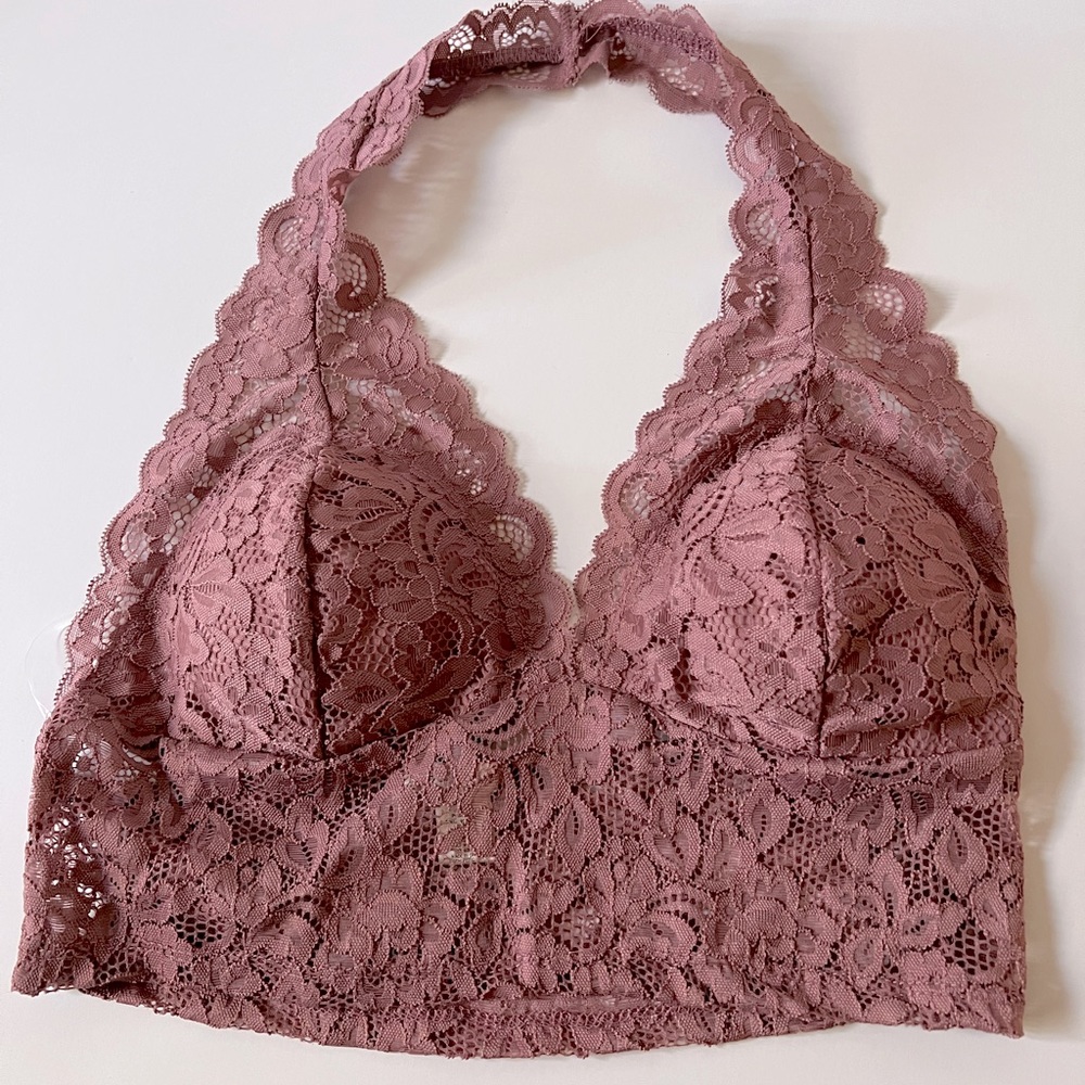 Halter Lace Bra